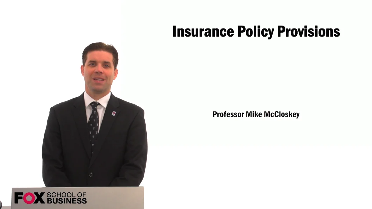 Login to view Insurance Policy Provisions