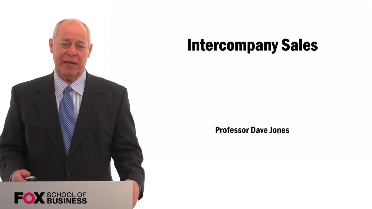 Login to view Intercompany Sales with less than 100% ownership