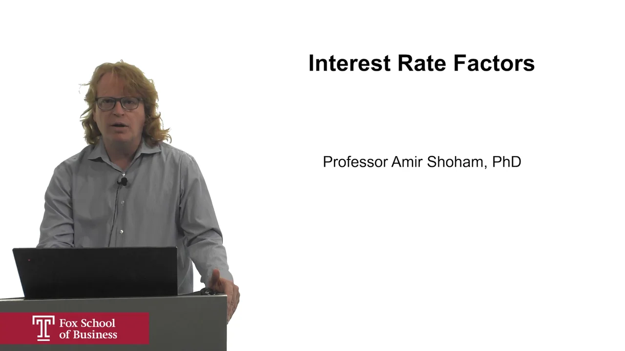 Login to view Interest Rate Factors