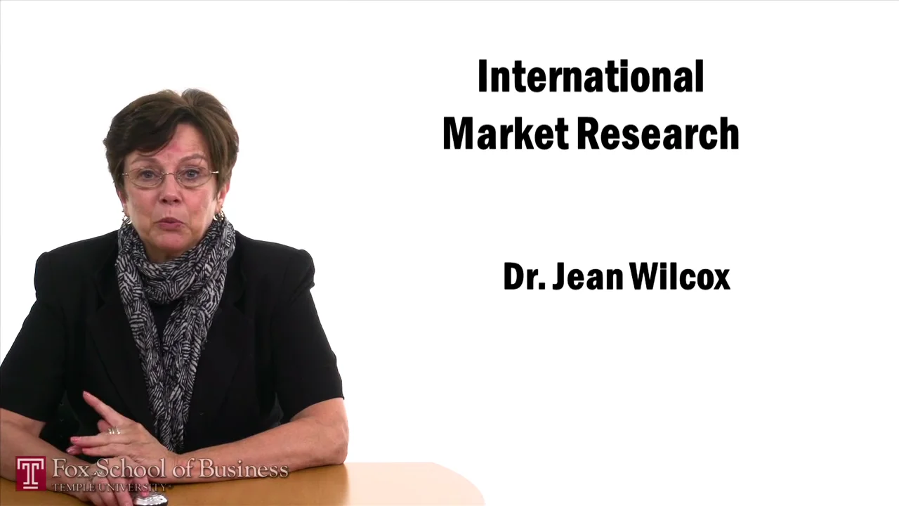 Login to view International Market Research II