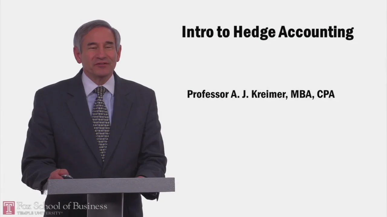 Login to view Intro to Hedge Accounting