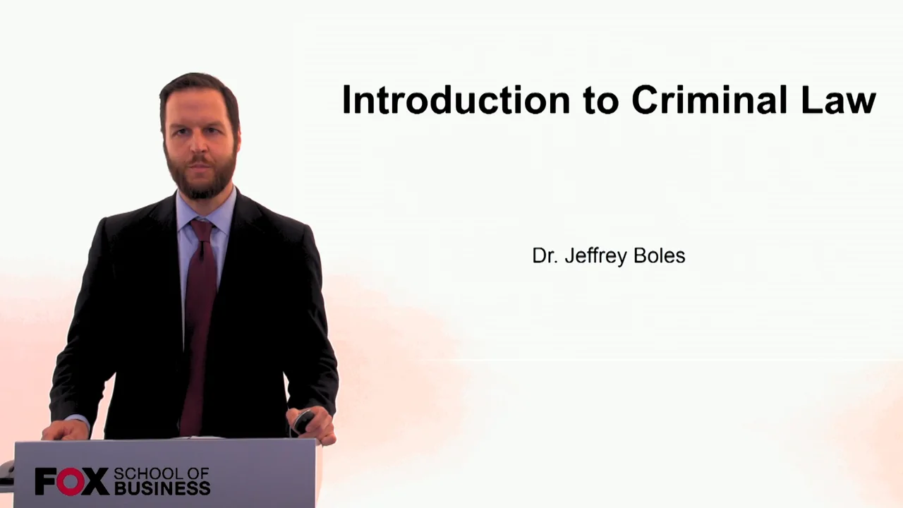 Login to view Introduction to Criminal Law