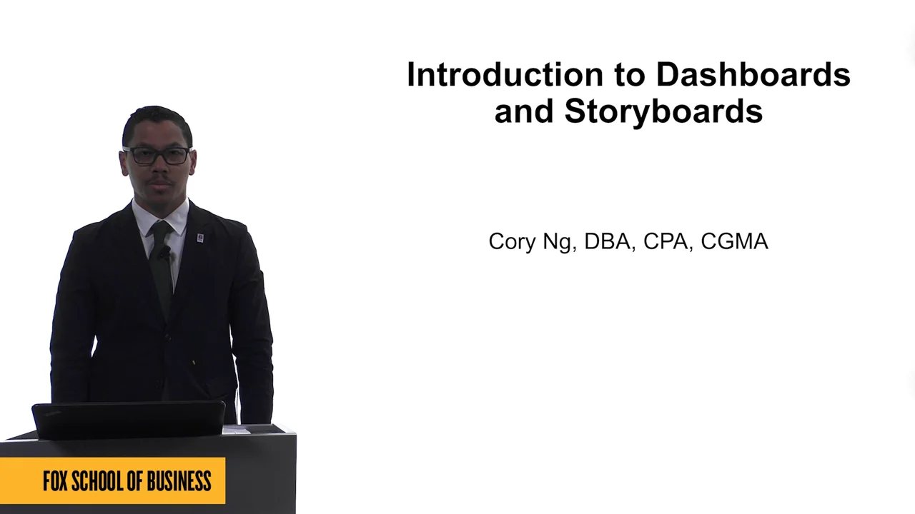 Login to view Introduction to Dashboards and Storyboards
