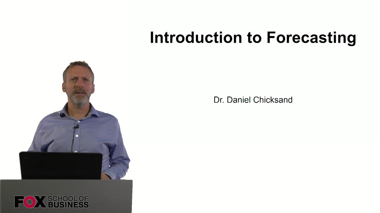 Login to view Introduction to Forecasting