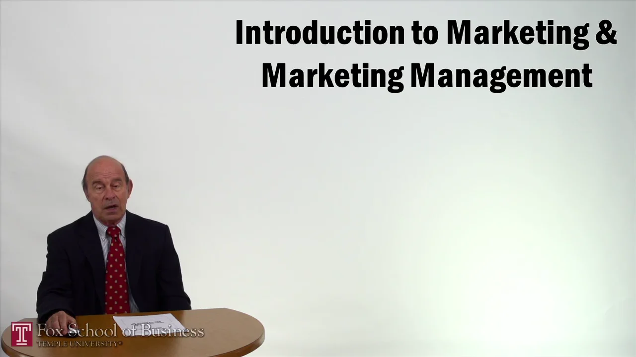 Login to view Introduction to Marketing and Marketing Management