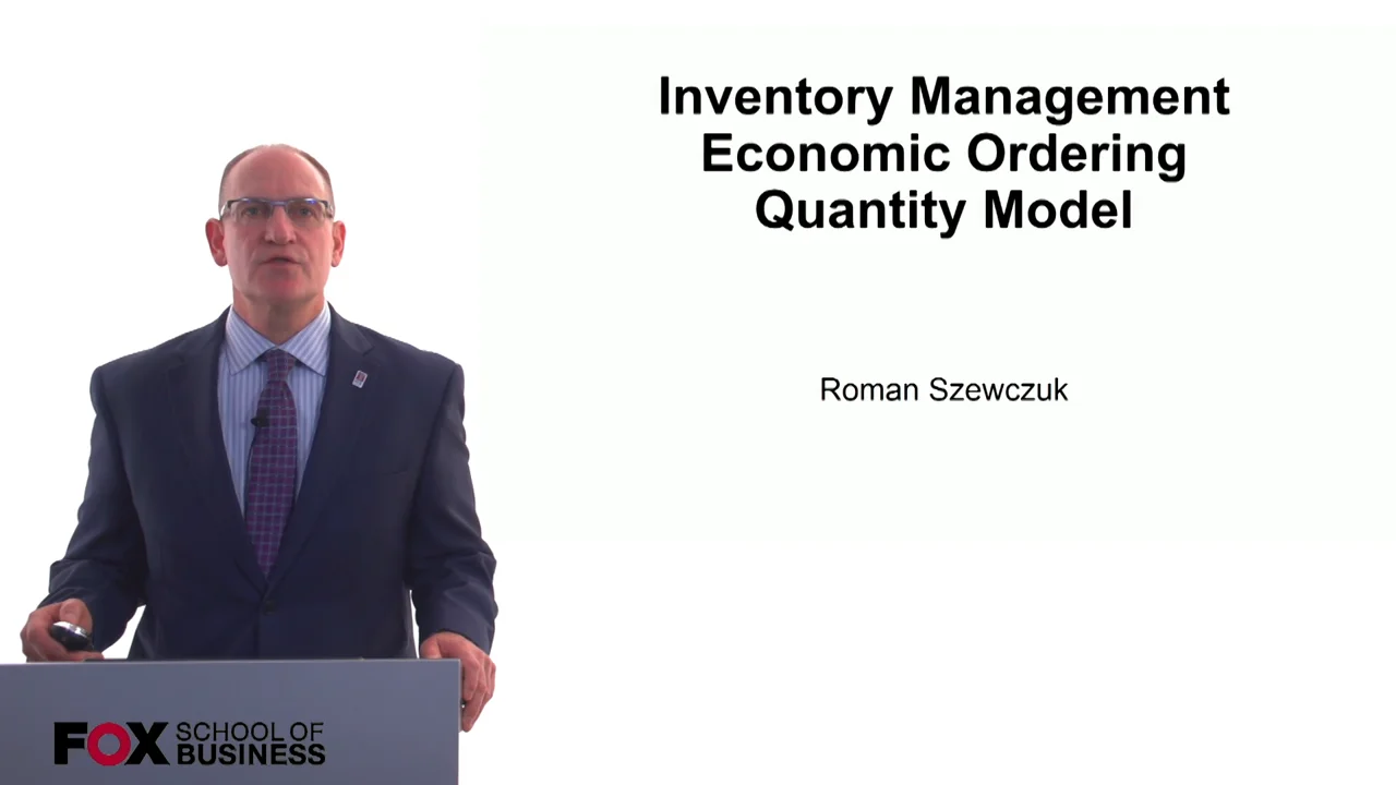 Login to view Inventory Management Economic Ordering Quantity Model