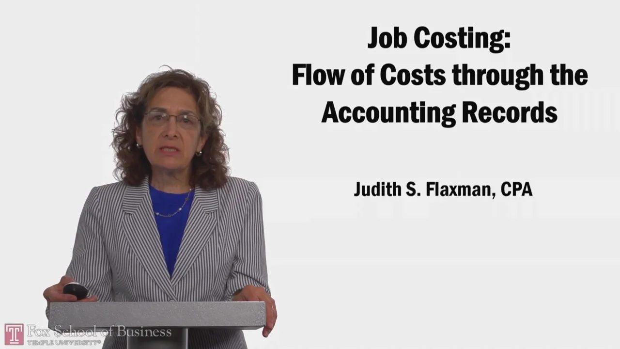 Login to view Job Costing Flow of Costs through the Accounting Records
