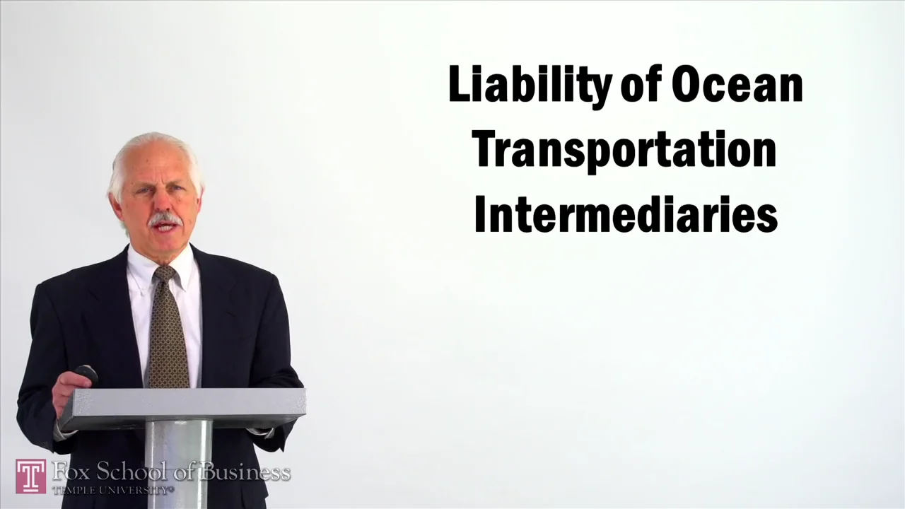 Login to view Liability of Ocean Transportation Intermediaries