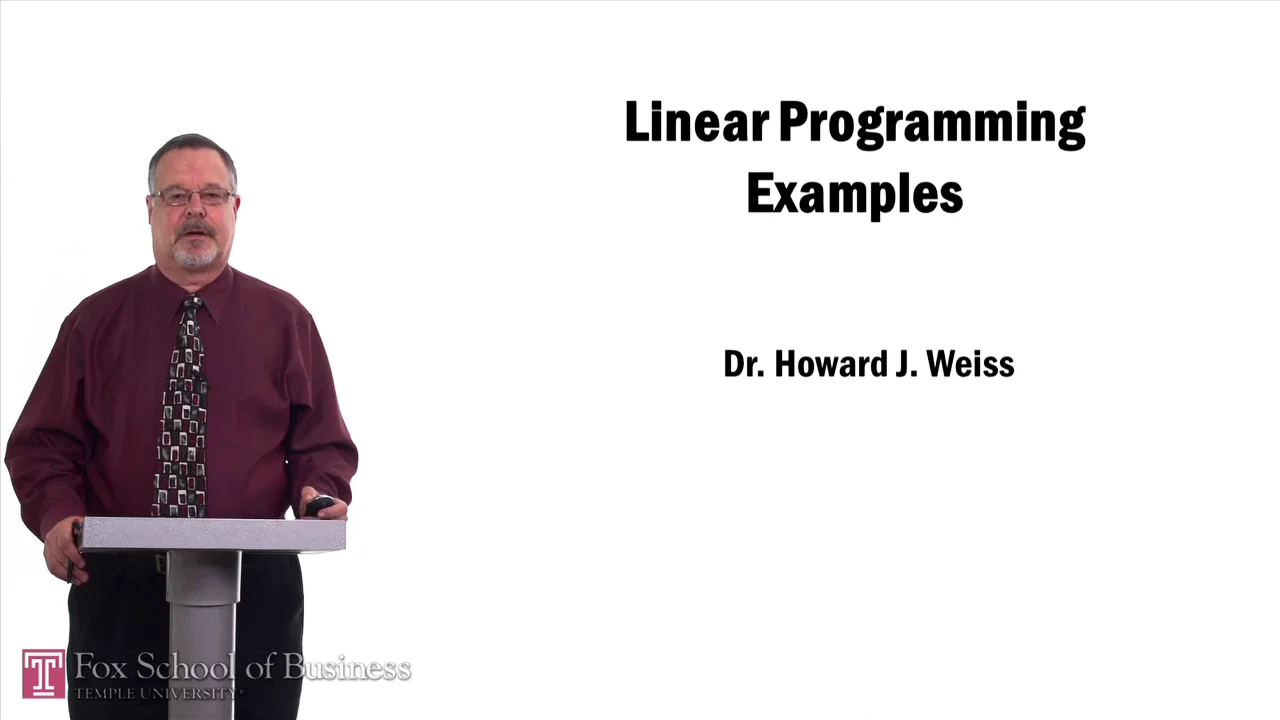 Login to view Linear Programming Examples