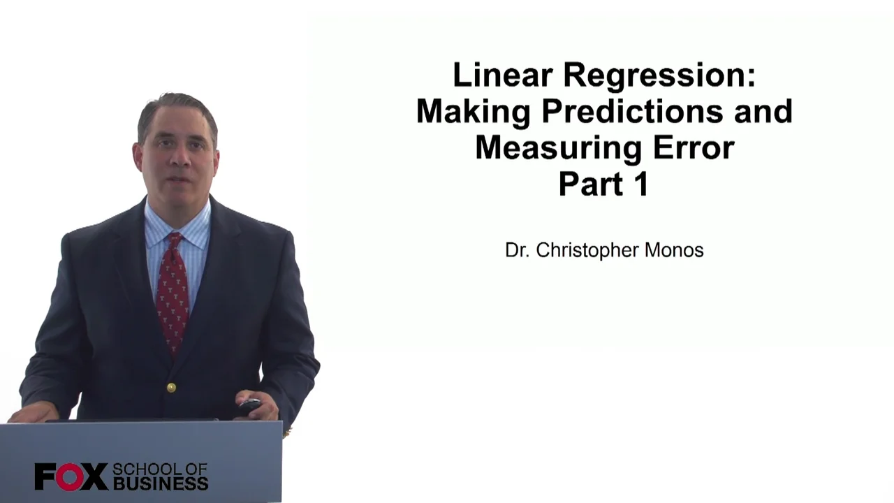 Login to view Linear Regression-Making Predictions and Measuring Error Part 1