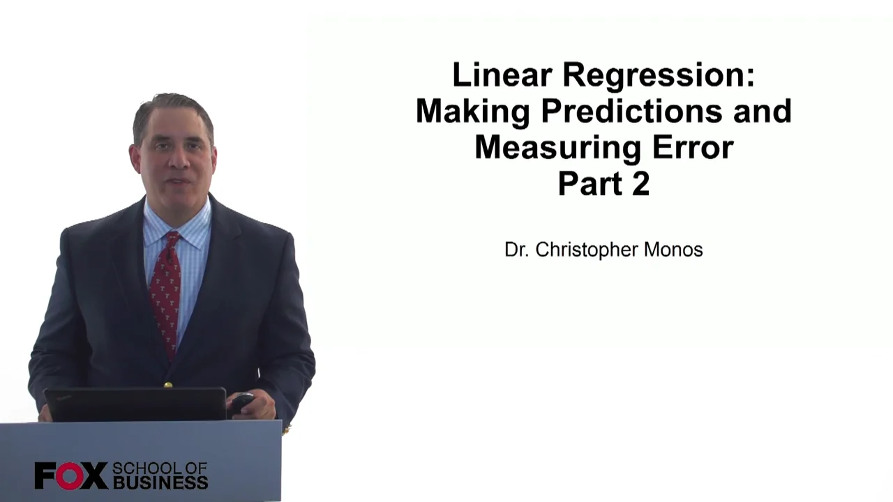 Login to view Linear Regression – Making Predictions and Measuring Error Part 2