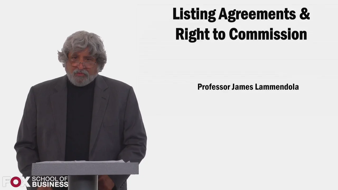 Login to view Listing Agreements and Right to Commission