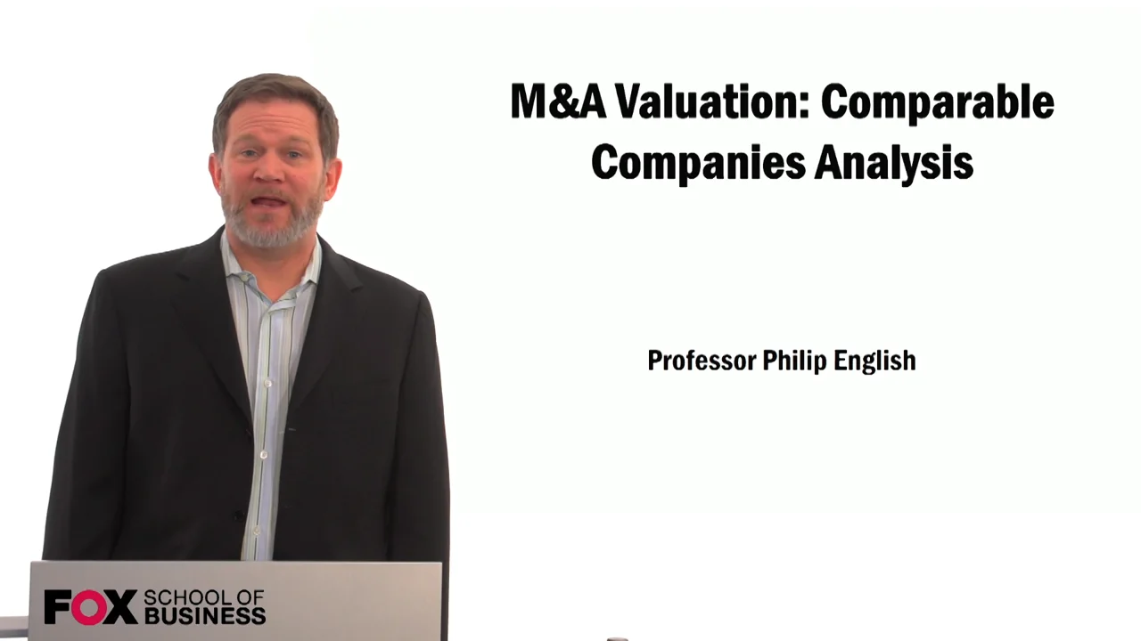 Login to view M&A Valuation: Comparable Companies Analysis