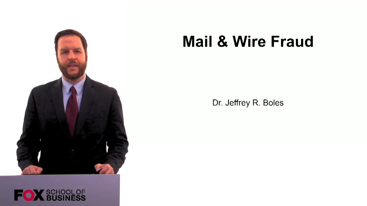 Login to view Mail & Wire Fraud