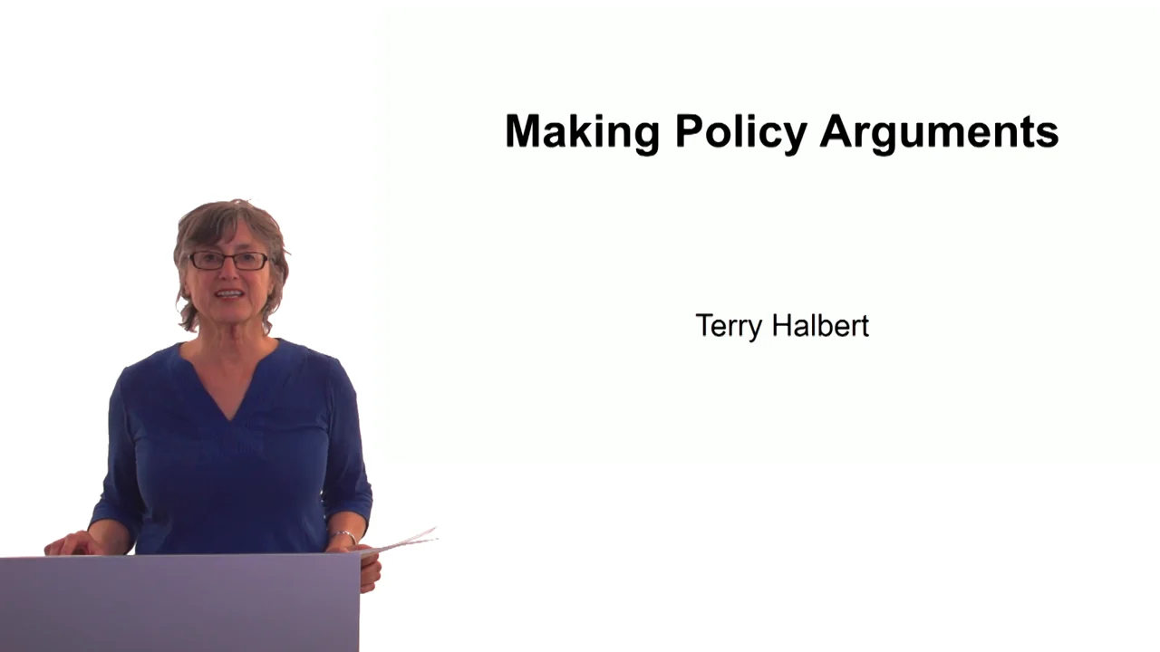Login to view Making Policy Arguments