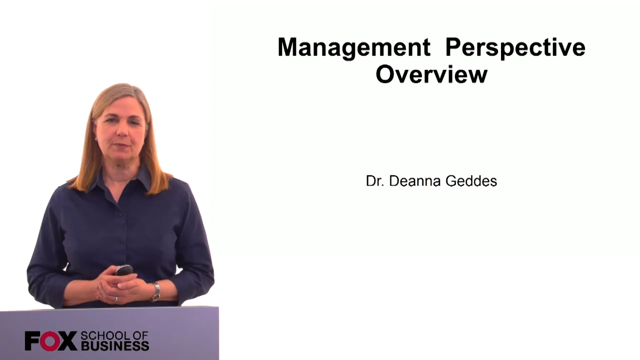 Login to view Management Perspective Overview