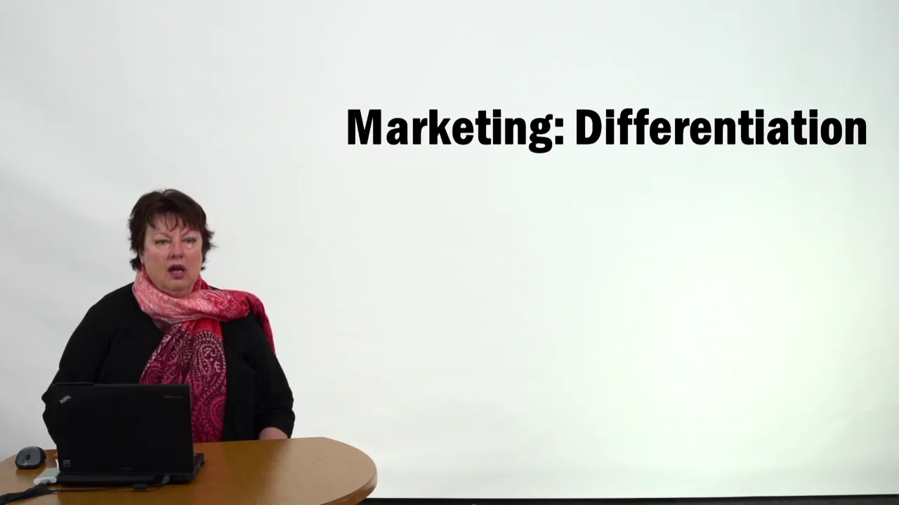 Login to view Marketing – Differentiation