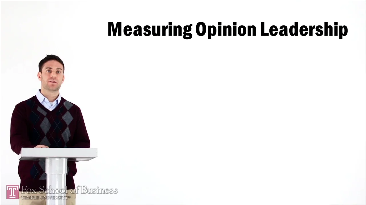 Login to view Measuring Opinion Leadership