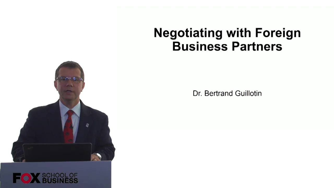 Login to view Negotiating with Foreign Business Partners