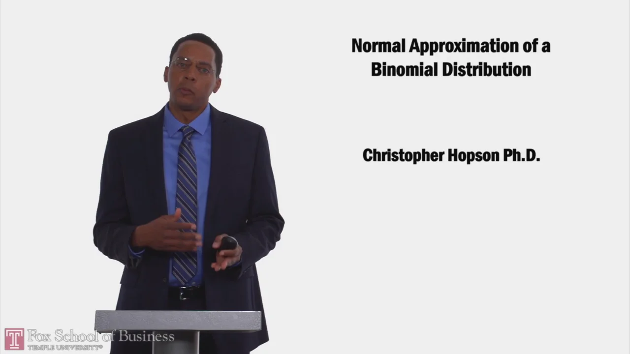 Login to view Normal Approximation of a Binomial Distribution