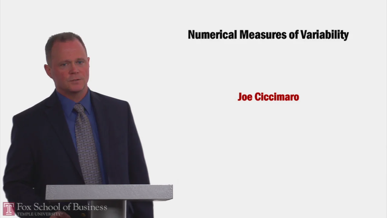 Login to view Numerical Measures of Variability