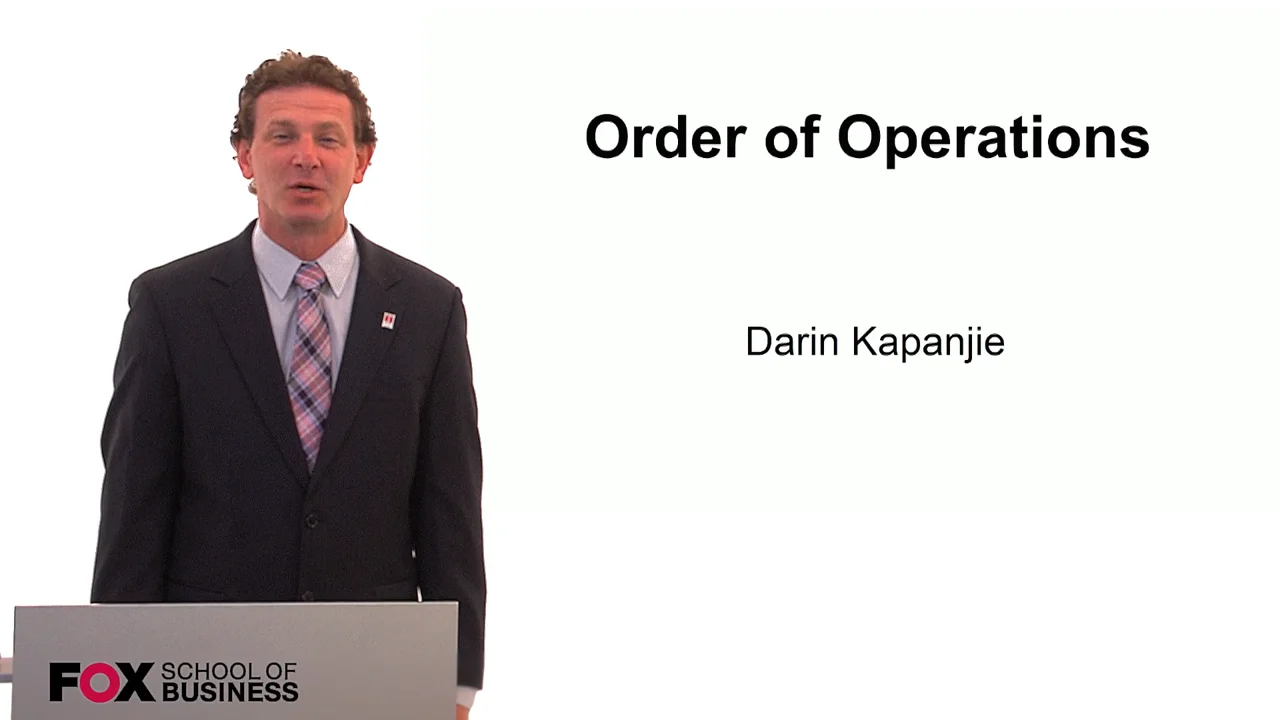 Login to view Order of Operations