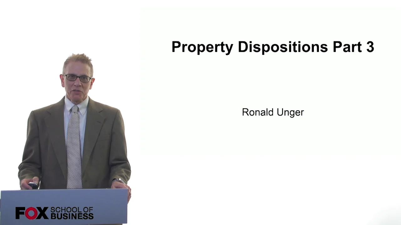 Login to view Property Dispositions Part 3