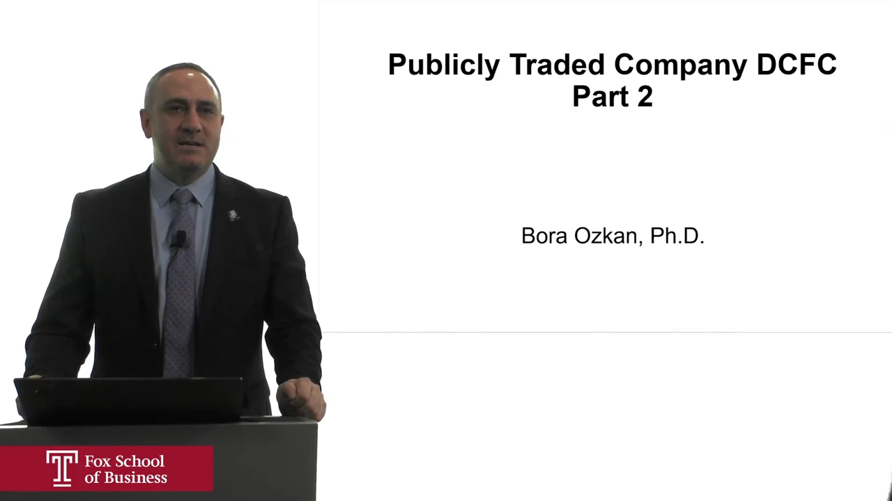 Login to view Publicly Traded Company DCFC Part 2