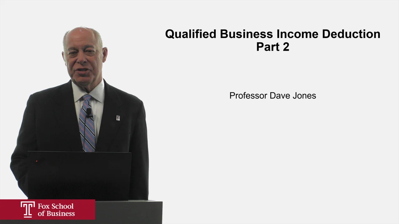 Login to view Qualified Business Income Deduction Part 2
