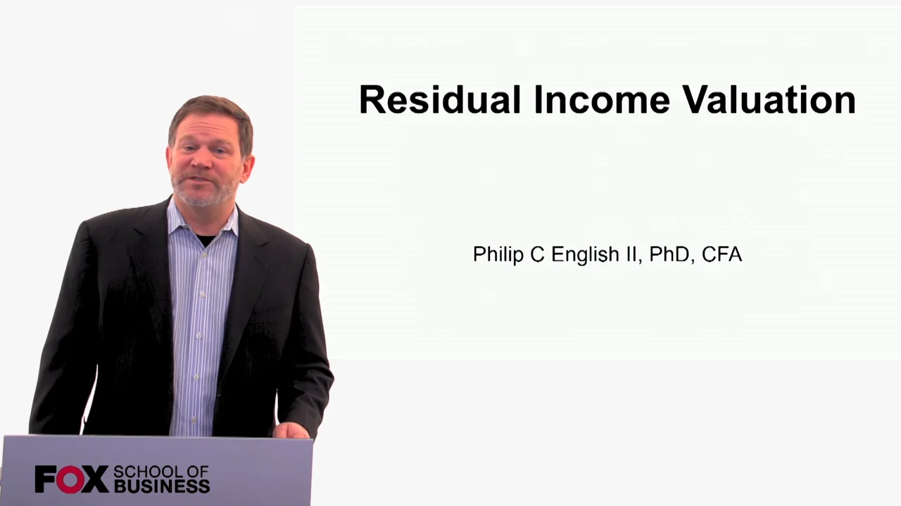 Login to view Residual Income Valuation
