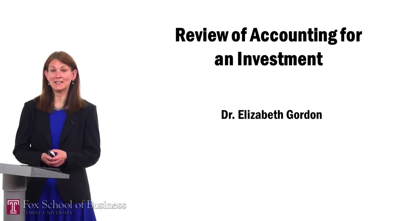 Login to view Review of Accounting for an Investment
