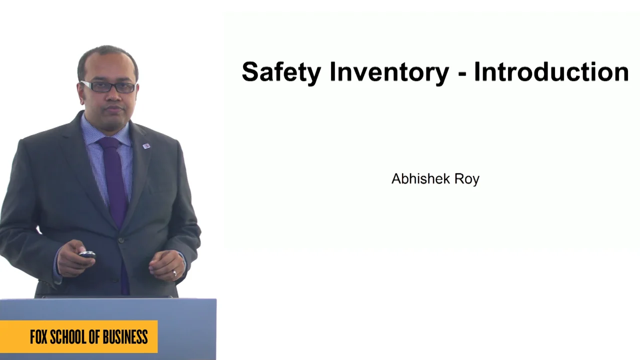 Login to view Safety Inventory – Introduction