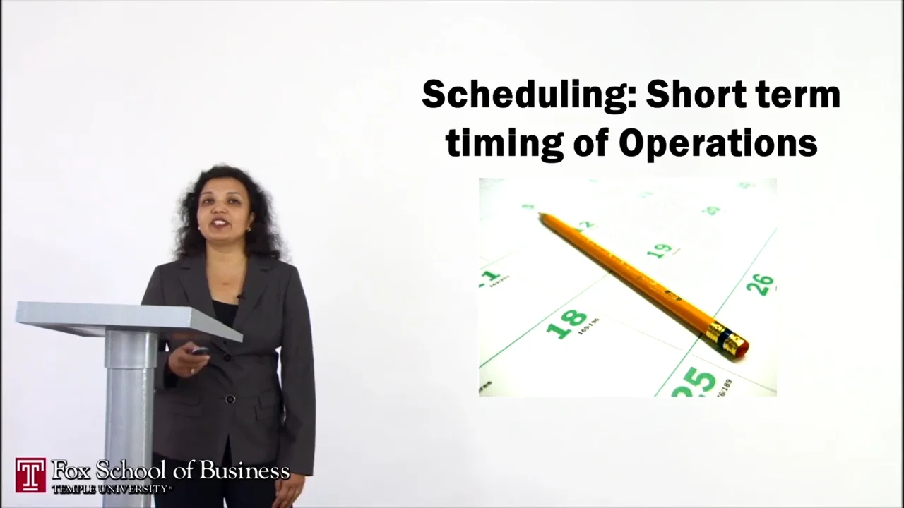 Login to view Scheduling: Short term timing of Operations