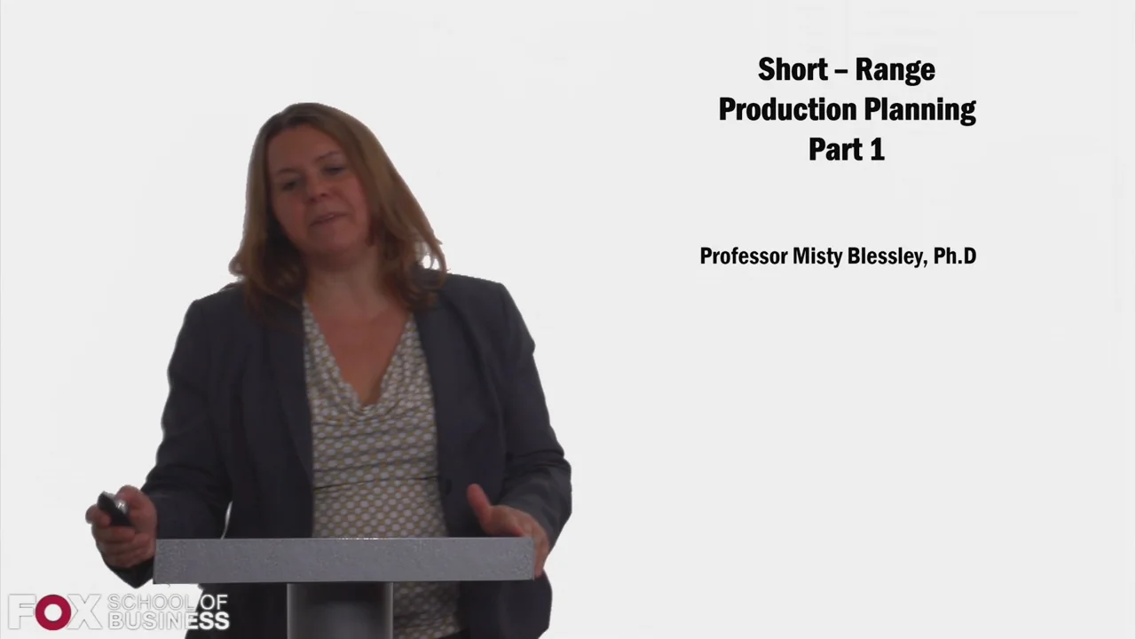 Login to view Short Range Production Planning Part 1