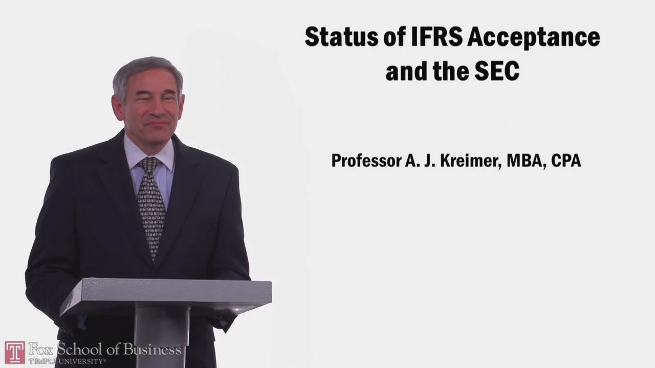 Login to view Status of IFRS acceptance and the SEC