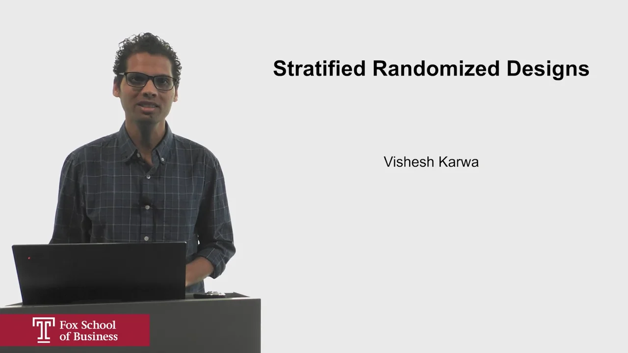 Login to view Stratified Randomized Design
