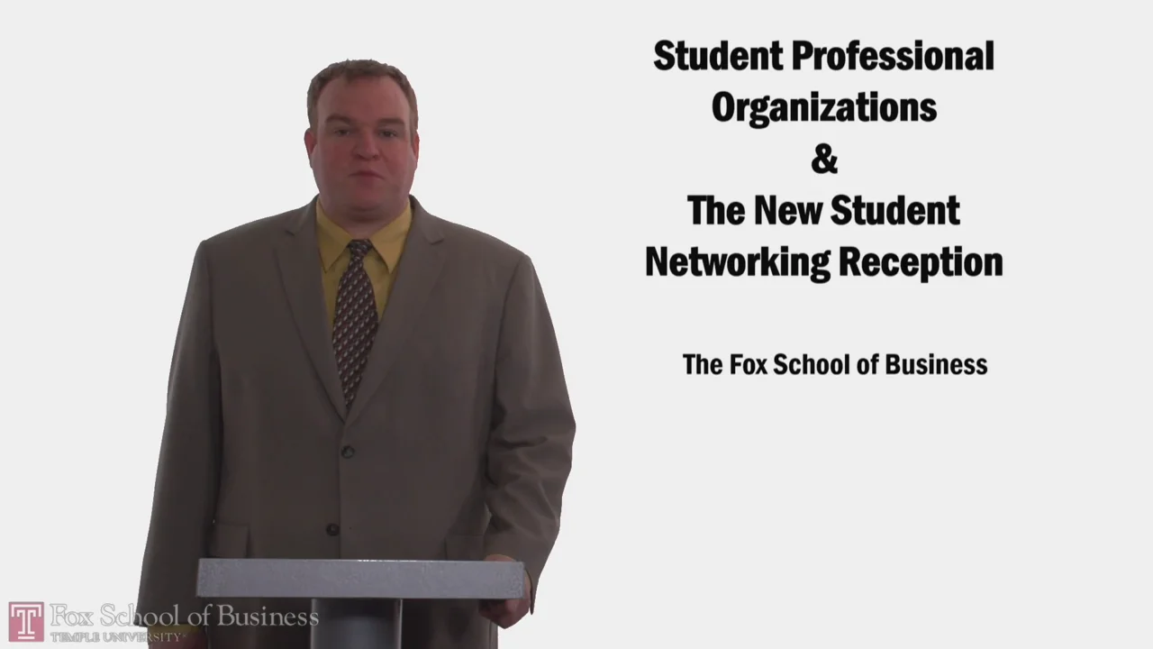 Login to view Student Professional Organizations and The New Student Networking Reception