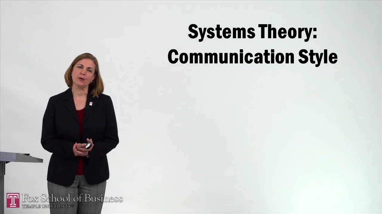 Login to view Systems Theory – Communication Style