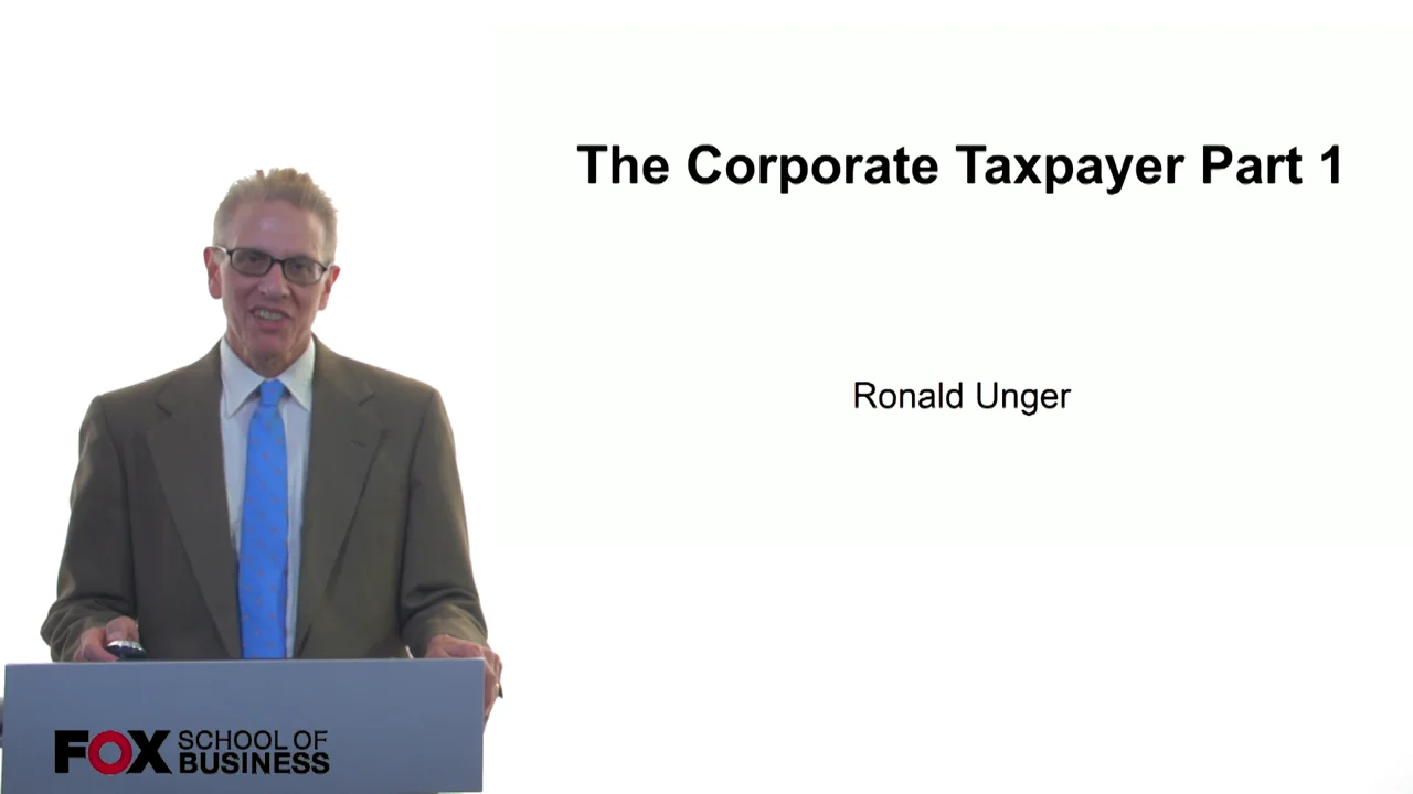 Login to view The Corporate Taxpayer Part 1