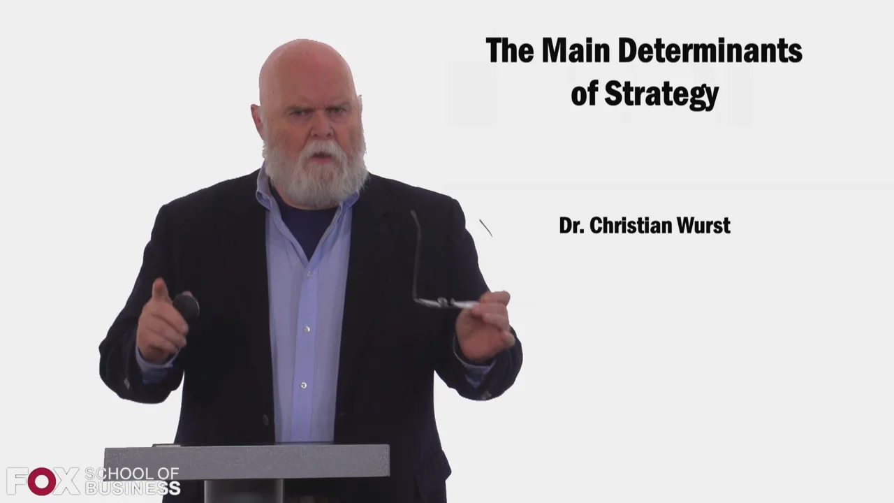 Login to view The Main Determinants of Strategy