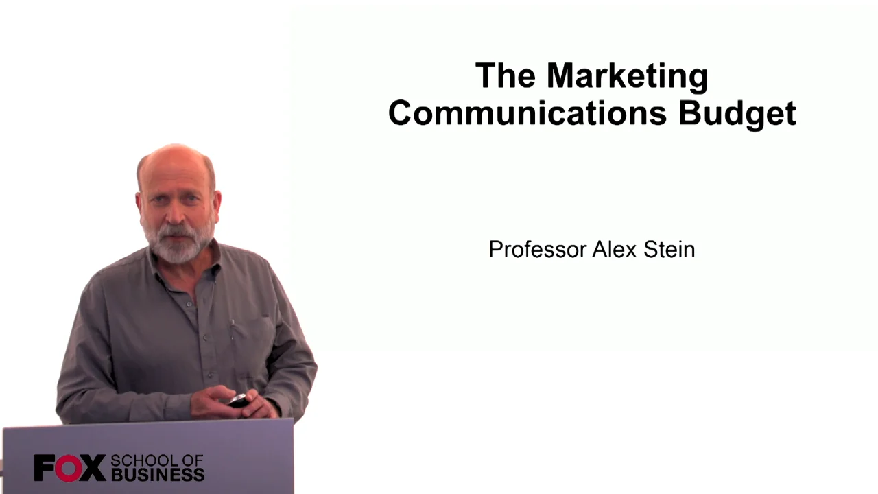 Login to view The Marketing Communications Budget