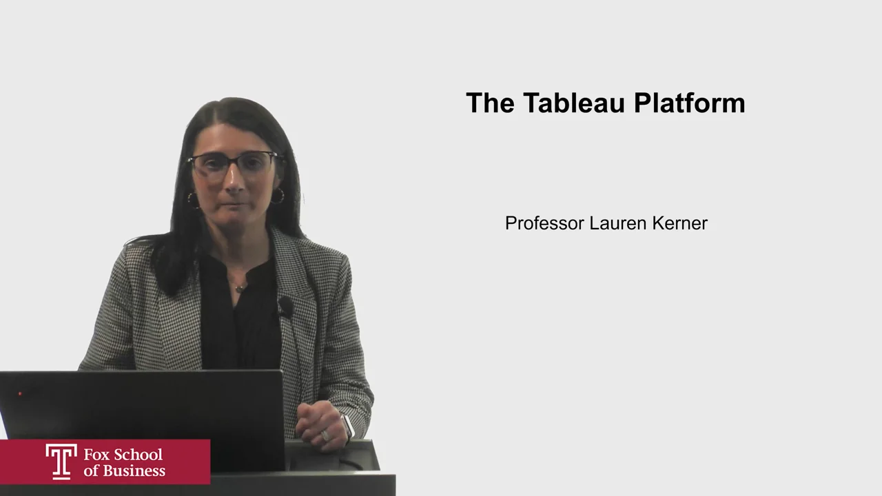 Login to view The Tableau Platform