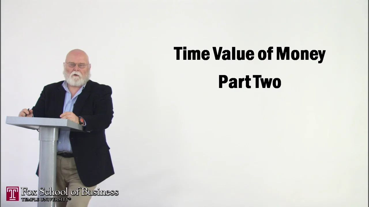 Login to view The Time Value of Money II