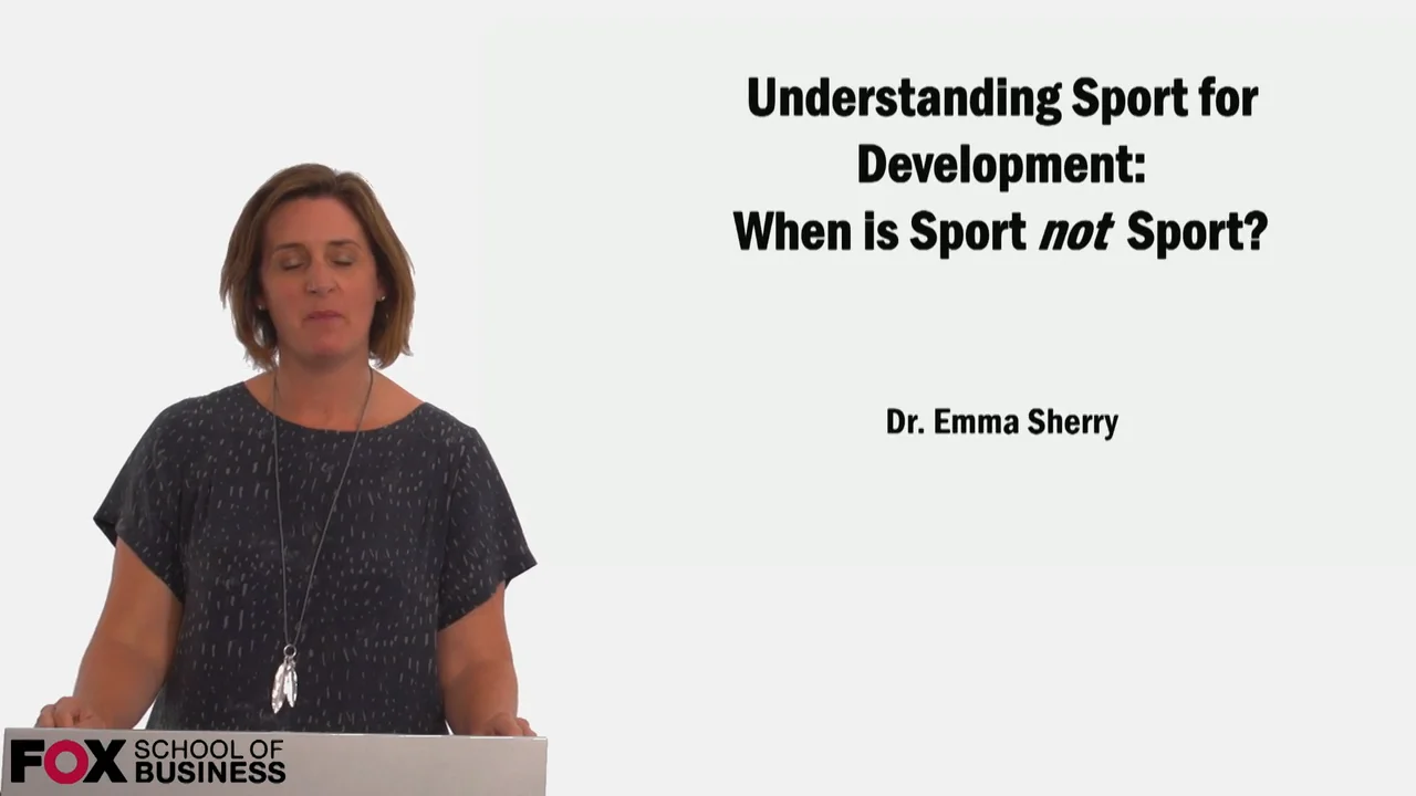 Login to view Understanding Sport for Development: When is sport not sport?