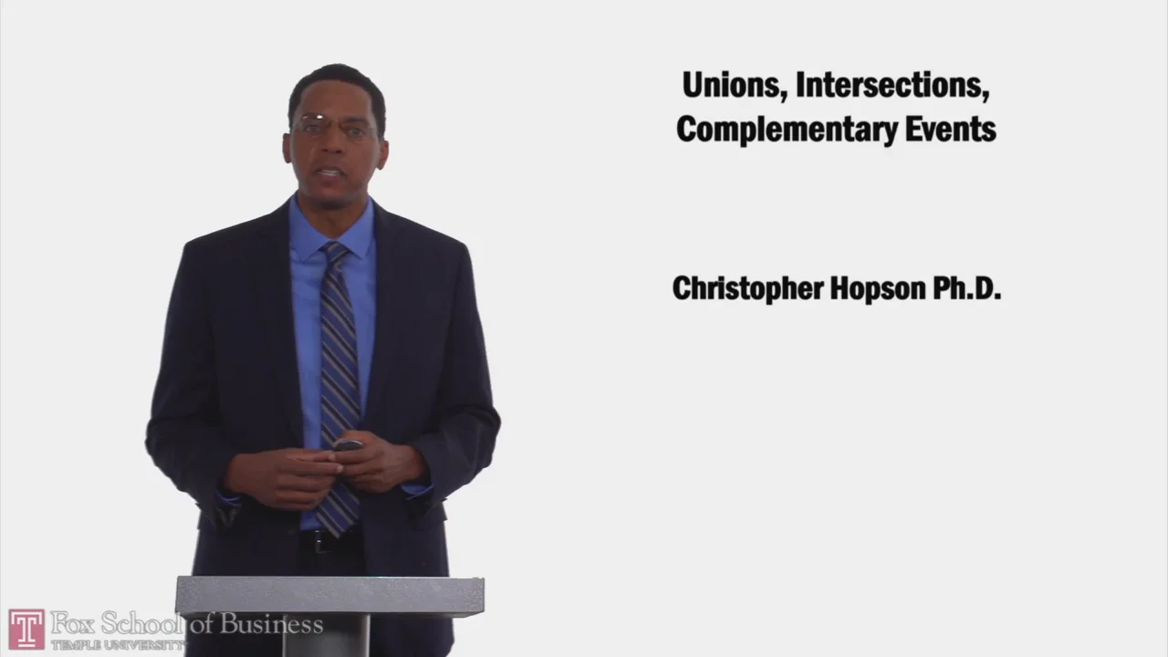 Login to view Unions, Intersections, Complementary Events