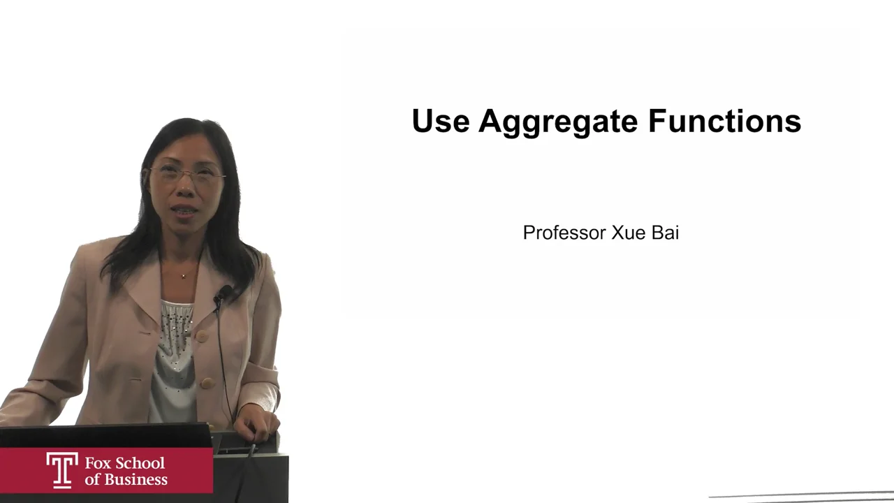 Login to view Use Aggregate Functions