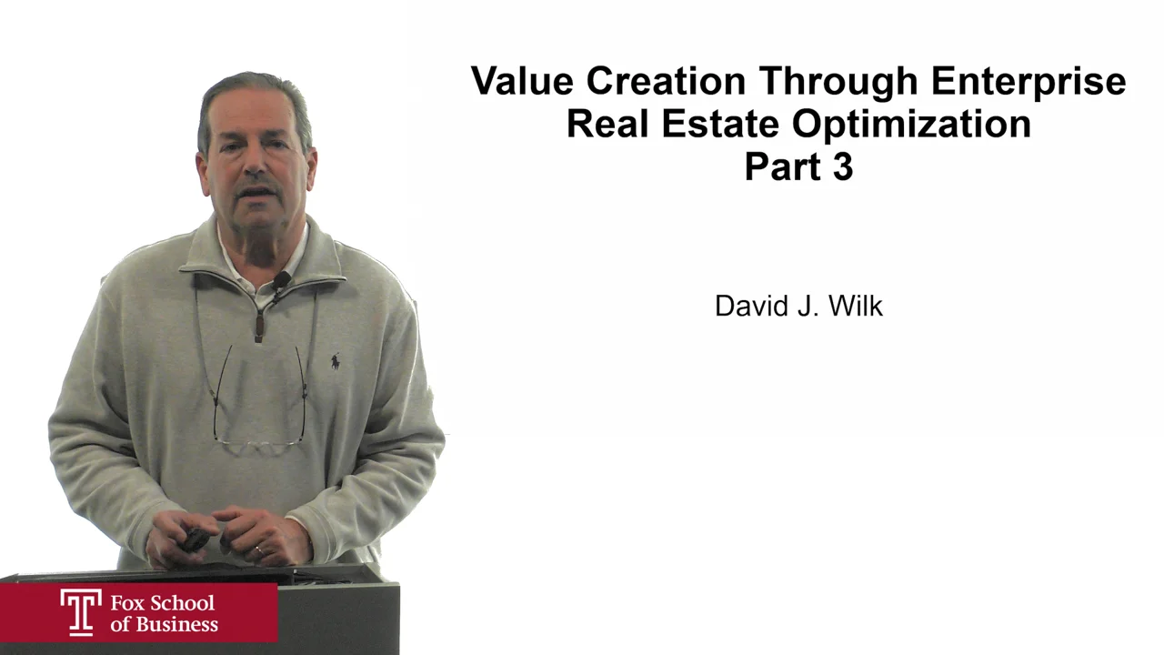 Login to view Value Creation Through Enterprise Real Estate Optimization Part 3