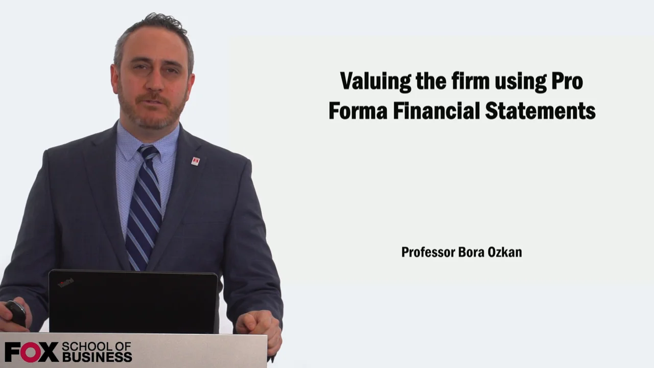 Login to view Valuing the firm using Pro Forma Financial Statements