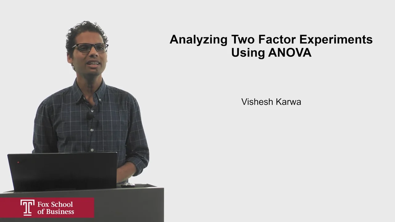 Login to view Analyzing Two Factor Experiments Using ANOVA