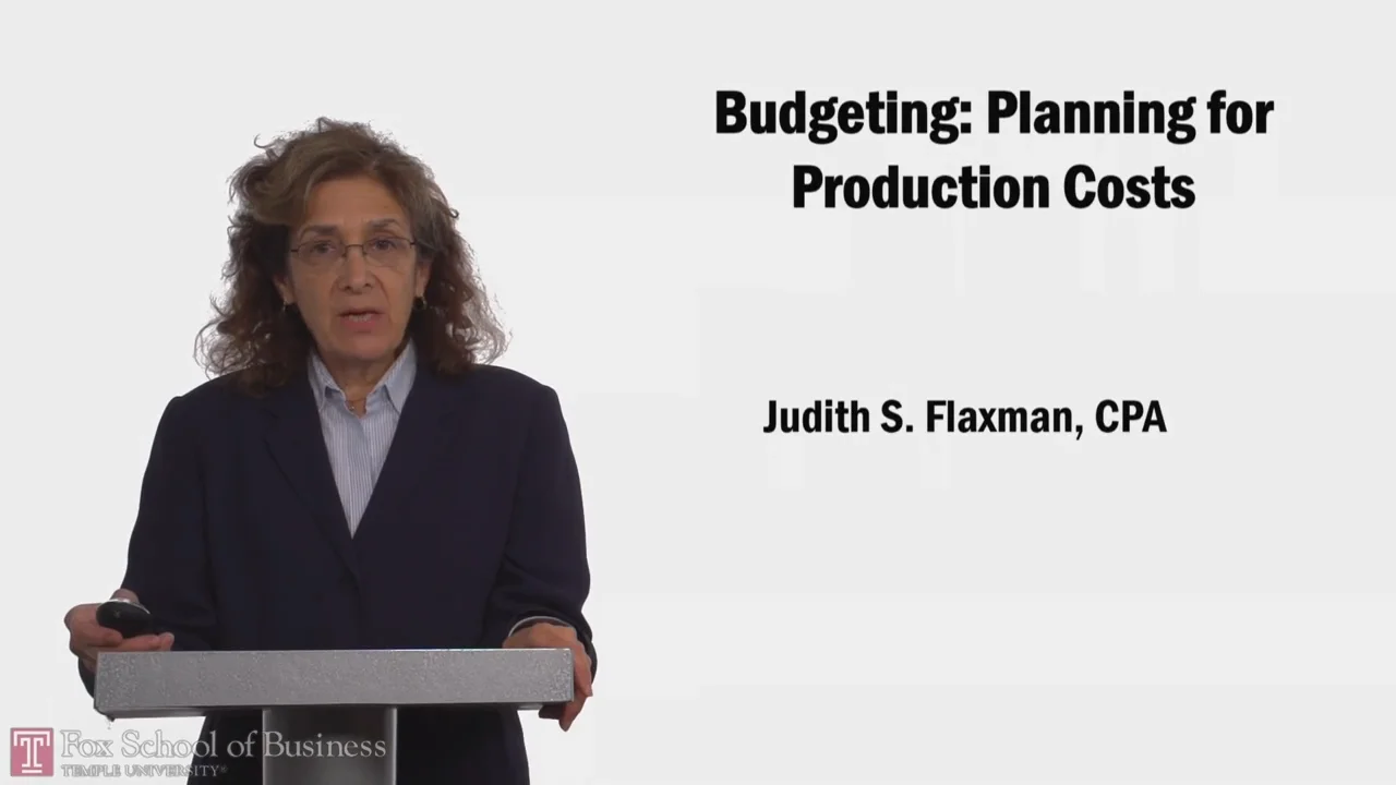Login to view Budgeting Planning for Production Costs